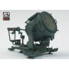 Riflettore tedesco 60 cm. Flak-Sw36 con rimorchio.