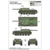 Sowjetische SU-152 selbstfahrende Haubitze.