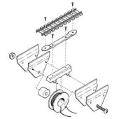 Sganciatore elettrico sotto la tavola.