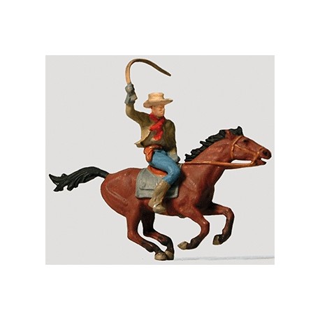 Cowboy a caballo. PREISER 29065