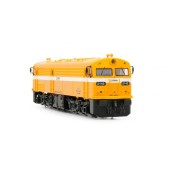 Diesel locomotive COMSA 321.042. Sound.