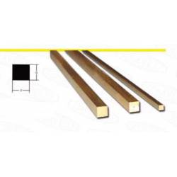 Square brass profile. 3,5 mm. HIRSCH 783535