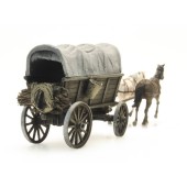 Coal cart with horse. 