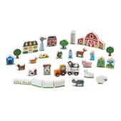 Farm and tractor set. MELISSA AND DOUG