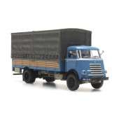 Caminhão DAF, 1955. Azul.