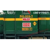 Locomotive 10109 “Memé”. Standard green.