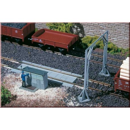 Track scale with loading gauge. AUHAGEN 11404