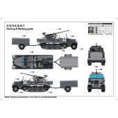 Meia pista Sd.Kfz.6/2 3.7cm Flak 37.