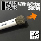 Weathering brushes, 8 mm.