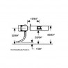 Universal metal couplers (x4), medium size.