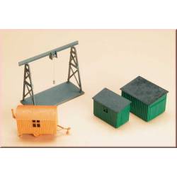 Construction set with gantry crane. AUHAGEN 42567