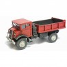 Chevrolet 3T, flatbed truck. Red.