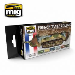 WW I & WW II French Camouflage Colors. AMIG 7110