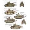 Decal set: Renault FT-17 international.