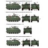 Decal set: Spanish cavalry regiments M113.