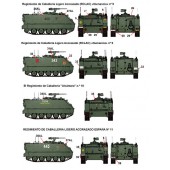 Decal set: Spanish cavalry regiments M113.