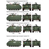 Decal set: Spanish cavalry regiments M113.