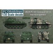 Decal set: FV101 Scorpion in Spain.