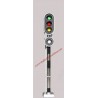 Railway signal - 3 aspects with authorized pass. ANESTE 7851