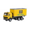 LP charger loader with GleisBau office container.