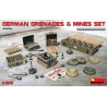 German grenades and mines set.