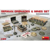 German grenades and mines set.