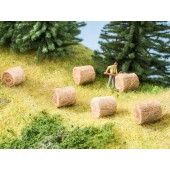 Hay bales.