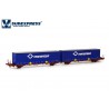 Container carrier wagon, TRANSFESA.