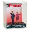 Barack and Michelle Obama. PREISER 28144