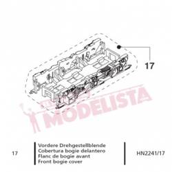 Front bogie cover for locomotives series 321.