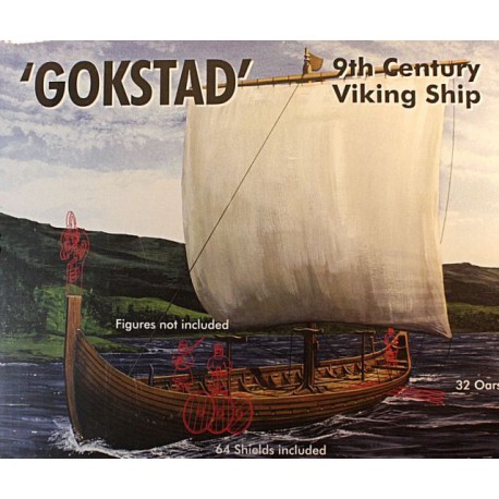 Gokstad, barco vikingo del siglo IX.