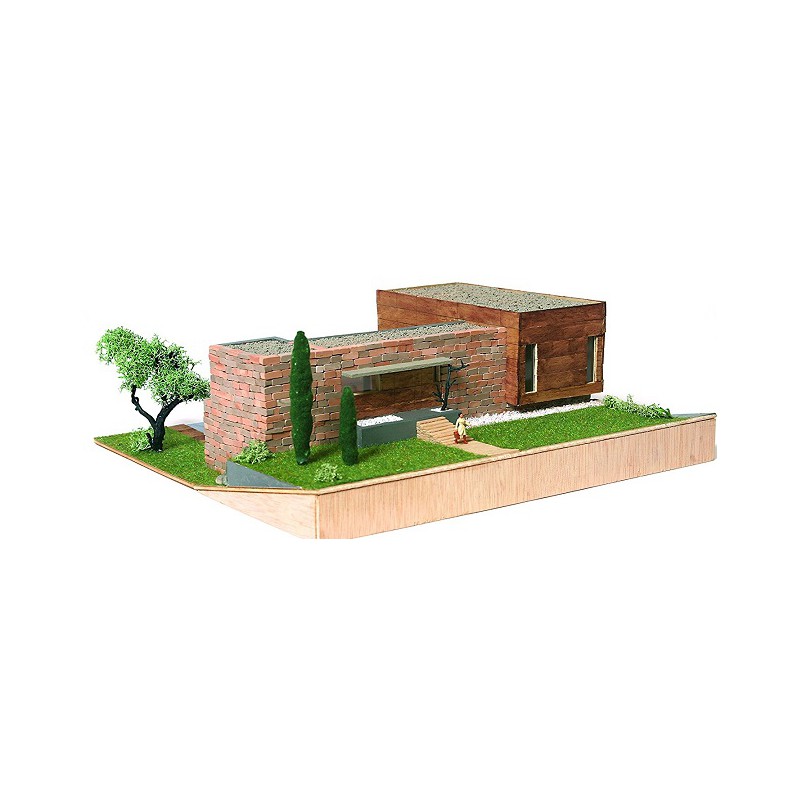 DOMUS-KITS Domus Kits40954 Arquitectura Triana Houses Model, Scale 1:60,  Multicoloured – TopToy