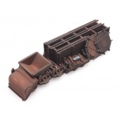 Cargo: Narrow gauge dumpers and tracks.