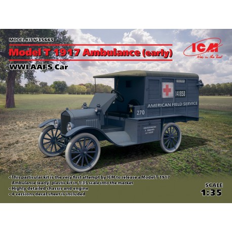 Ford T 1917 ambulance.