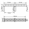 Plate girder bridge expansion.