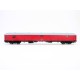 Conjunto de 2 vans DD-8100, RENFE. Vermelho.