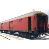 Set de 2 furgones DD-8100, RENFE. Rojo.