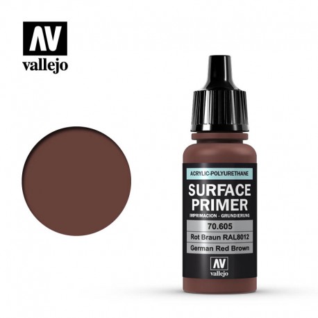 Surface primer, German Red Brown. 17 ml. VALLEJO 70605