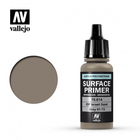 Surface primer, IDF Israeli Sand Grey. 17 ml. VALLEJO 70614