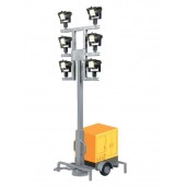 Luminous giraffe on a trailer. VIESSMANN 1343