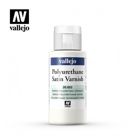 Barniz de poliuretano, satinado. 60 ml. VALLEJO 26652