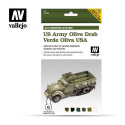 Set Verde Oliva USA. VALLEJO 78402