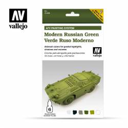 Set Verde Ruso Moderno. VALLEJO 78408