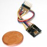 Decoder LokPilot Micro V4.0 de 6 pins, con cable.