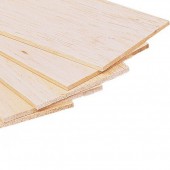 Balsa wood, 1 mm.