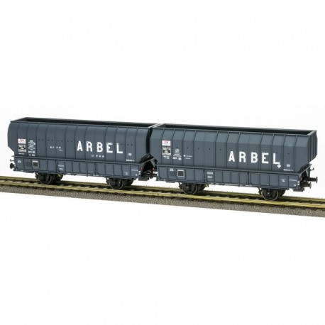 Set of coal hopper wagons "Arbel", SNCF.