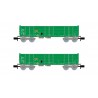 Ealos wagons, green version, RENFE