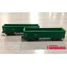 Ealos wagons, green version, RENFE