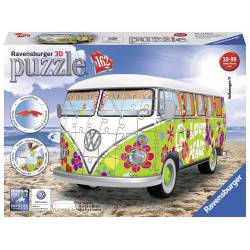 Furgoneta VW hippie.