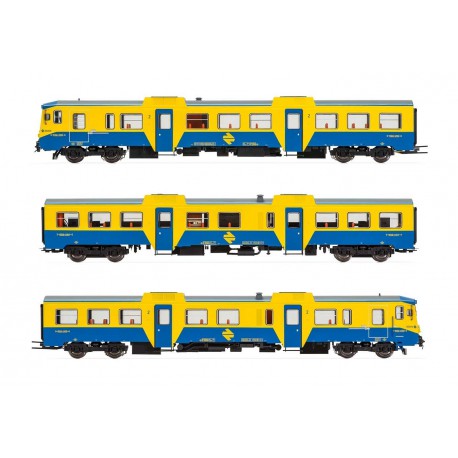 3-unit DMU class 592 “blue/yellow”, RENFE.